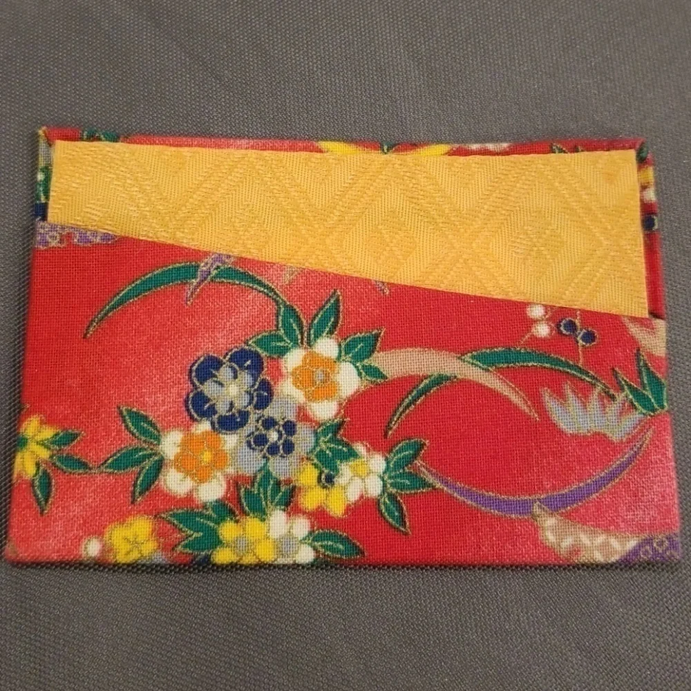Japanese Floral Card Wallet